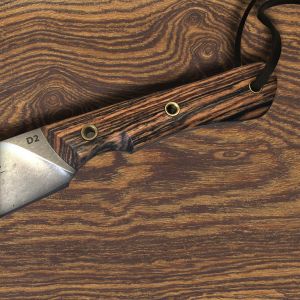 Smith & Sons Brave Polished Oiled Bocote Fixed Blade Hunting Knife